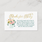 ワイルドフラワーフローラブックベビーカード エンクロージャーカード (正面)