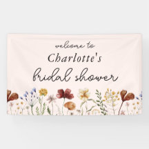 ワイルドフラワーフローラブライダルシャワーへようこそ