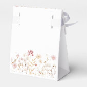 ワイルドフラワーフローラベイビーシャワーデコールサンキュー フェイバーボックス (裏面サイド)
