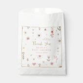 ワイルドフラワーフローラベビーシャワー フェイバーバッグ (正面)