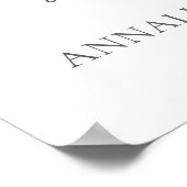 ワイルドフラワーフローラベビーシャワー ポスター (角)