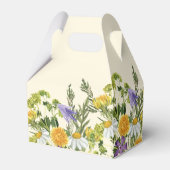 ワイルドフラワーフローラボホガール誕生日 フェイバーボックス (裏面サイド)