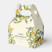 ワイルドフラワーフローラボホガール誕生日 フェイバーボックス (正面サイド)