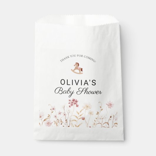 ワイルドフラワーフローラボホサンキューギフト フェイバーバッグ (正面)