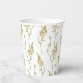 ワイルドフラワーフローラボホデイジーチェーン 紙コップ (裏面)