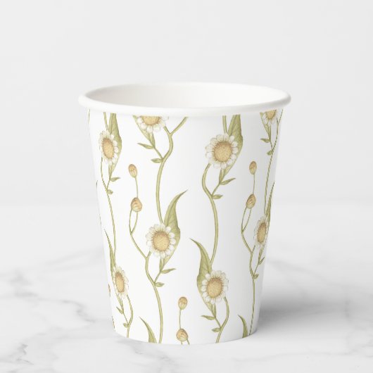 ワイルドフラワーフローラボホデイジーチェーン 紙コップ (正面)