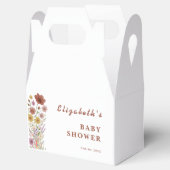 ワイルドフラワーフローラボホベイビーシャワー フェイバーボックス (オープン)