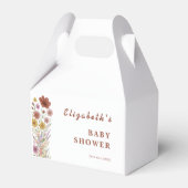 ワイルドフラワーフローラボホベイビーシャワー フェイバーボックス (正面サイド)