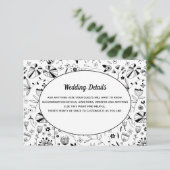 ワイルドフラワーフローララインアート エンクロージャーカード (スタンド正面)