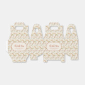 ワイルドフラワーフローラルパターンサンキューベビーシャワー フェイバーボックス (折り畳みなし)