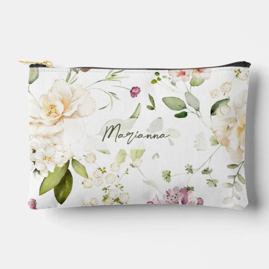 ワイルドフラワーフローラ化粧品/アクセサリメイクアップバッグ アクセサリーポーチ (正面)