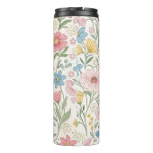 ワイルドフラワーフローラ夏のパターン タンブラー (裏面)
