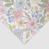 ワイルドフラワーフローラ夏のパターン 薄葉紙 (詳細)