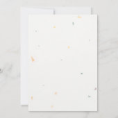 ワイルドフラワーフローラ庭園の結婚式 招待状 (裏面)