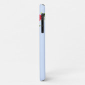 ワイルドフラワーフローラ水色 Case-Mate iPhoneケース (裏面/左)