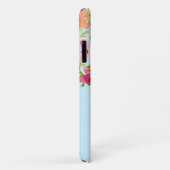 ワイルドフラワーフローラ水色 Case-Mate iPhoneケース (裏面/右)