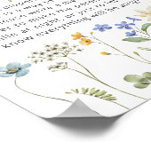 ワイルドフラワーフローラ深夜おむつ ポスター (角)