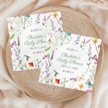 ワイルドフラワーフローラ男女兼用ベビースシャワー