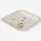 ワイルドフラワーフローラ紙プレート ペーパープレート (傾斜あり)