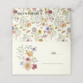 ワイルドフラワーフローラ結婚ボホ プレイスカード (外部開封)