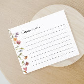 ワイルドフラワーフローラ1st誕生日タイムカプセルカード