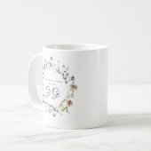 ワイルドフラワーフローラ |私のお気に入りの知り合いが私を呼ぶ コーヒーマグカップ (正面左)