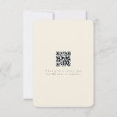 ワイルドフラワーフローラBOHOテラコッタサビ結婚ーズ 出欠カード (裏面)