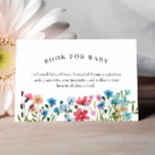 ワイルドフラワーブックのベビー挿入カード依頼書 ノートカード