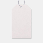 ワイルドフラワーブックをテーマにした赤ちゃんシャワー ギフトタグ (裏面)