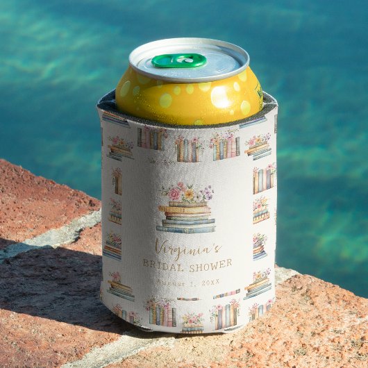 ワイルドフラワーブックスブライダルシャワー 缶クーラー