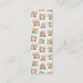 ワイルドフラワーブックブックマークフェイバー スキニー名刺 (裏面)