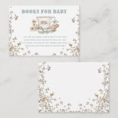 ワイルドフラワーブックベビーエンクロージャカード エンクロージャーカード (正面/裏面)