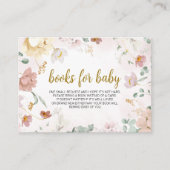 ワイルドフラワーブックベビーエンクロージャカード エンクロージャーカード (正面)