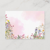 ワイルドフラワーブックベビーエンクロージャカード エンクロージャーカード (裏面)
