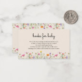 ワイルドフラワーブックベビーエンクロージャカード ノートカード (正面/裏面インサイチュ)