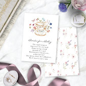 ワイルドフラワーブックベビーカード エンクロージャーカード