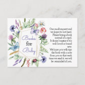 ワイルドフラワーブックベビーカード エンクロージャーカード (正面)