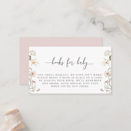 ワイルドフラワーブックリクエストエンクロージャカード プレイスカード