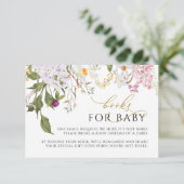 ワイルドフラワーブックリクエストカード エンクロージャーカード (スタンド正面)