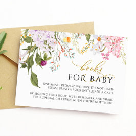 ワイルドフラワーブックリクエストカード エンクロージャーカード