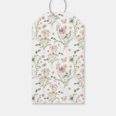 ワイルドフラワーブライダルシャワーの恩恵 ギフトタグ (裏面)