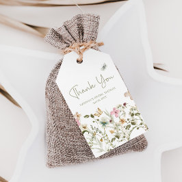 ワイルドフラワーブライダルシャワーの恩恵 ギフトタグ