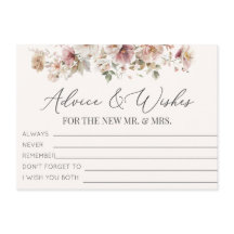 ワイルドフラワーブライダルシャワーアドバイスと希望