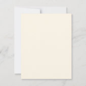 ワイルドフラワーブライダルシャワーアドバイス&ウィッシュ (裏面)