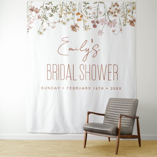 ワイルドフラワーブライダルシャワーガーデンイン開花 タペストリー (インサイチュ)