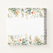 ワイルドフラワーブライダルシャワーゲストハウス ノートブック (裏面)