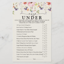 ワイルドフラワーブライダルシャワーゲーム