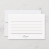 ワイルドフラワーブライダルシャワーデイトナイトjarカード 出欠カード (裏面)