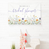ワイルドフラワーブライダルシャワーバナー 横断幕 (インサイチュ)