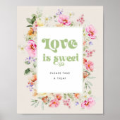 ワイルドフラワーブライダルシャワーラブは甘い ポスター (正面)